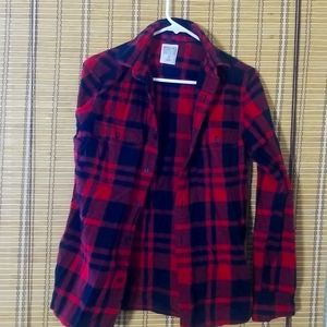 Mossimo black and Red flannel